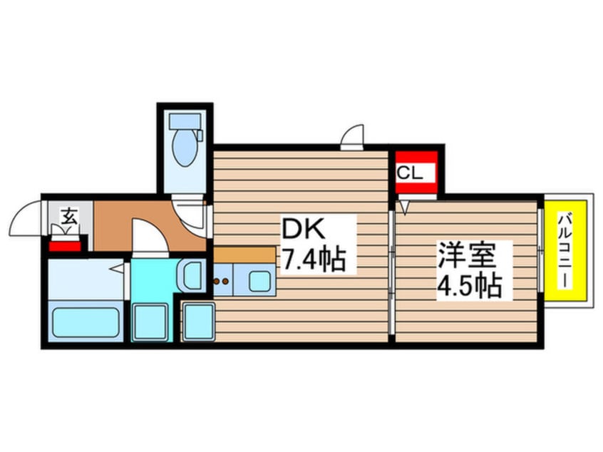 間取図 Ｙｕｕ黒砂