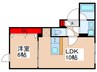 ミレドゥーエ墨田東駒形 1LDKの間取り