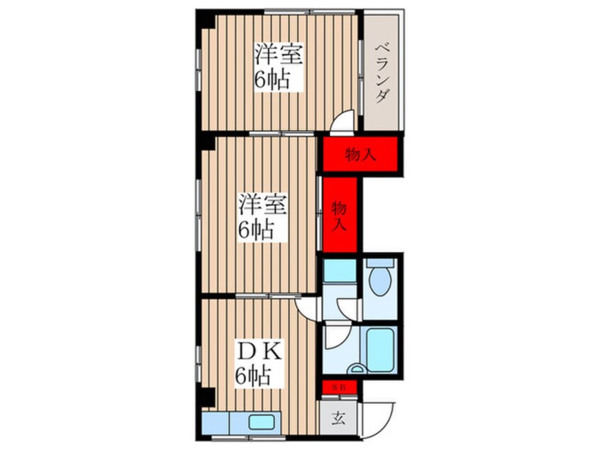 間取図 ウダガワビル