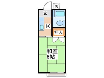 間取図 ベルゼ堀之内C棟