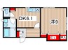 ナリトモ仁戸名B 1DKの間取り
