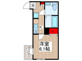 間取図 グランシャレー島根3丁目