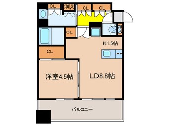 間取図 ﾋﾞｴﾗｺｰﾄ日本橋久松町