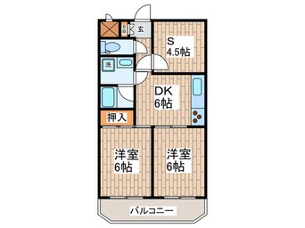 間取図 かわばた梨花マンション