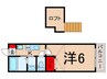 メープル石神井台 1Kの間取り