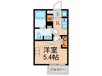 間取図 ソレアード落合