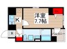 クレストタップ綾瀬（701） 1Kの間取り
