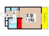 メゾン・マ－レ 1Kの間取り
