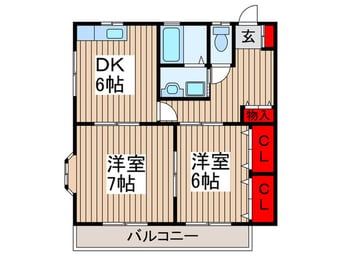 間取図 レオ・メリ－ハイツ
