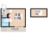 ライフピアＪＵＮＥ 1Kの間取り