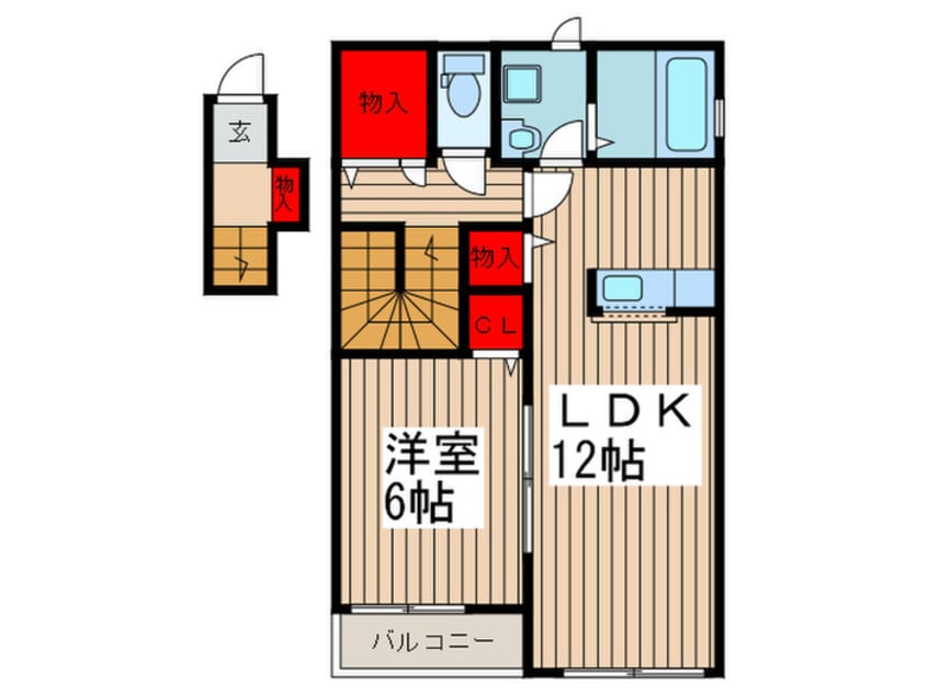 間取図 ミニョン・Ｍ