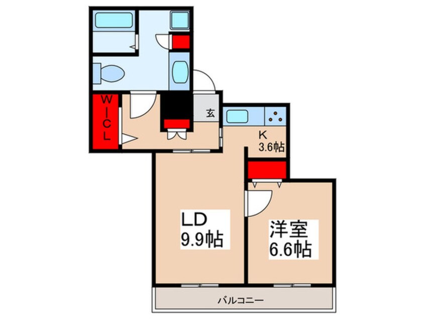 間取図 トルナーレ日本橋浜町（7F）