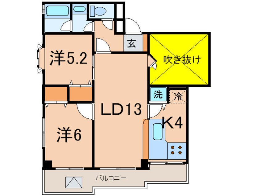 間取図 ア－バンハイツ美しが丘