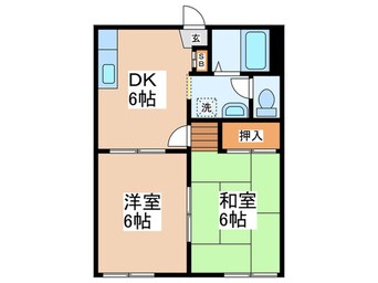 間取図 エスティーヌみよし