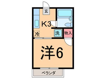 間取図 ソレイユ長谷川