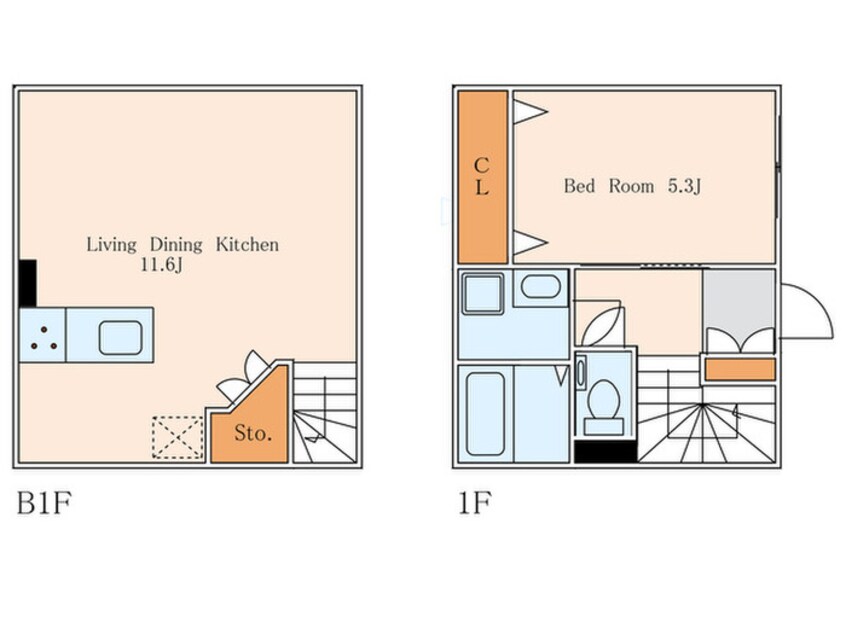 間取図 HJ　PLACE　MINAMIAOYAMA