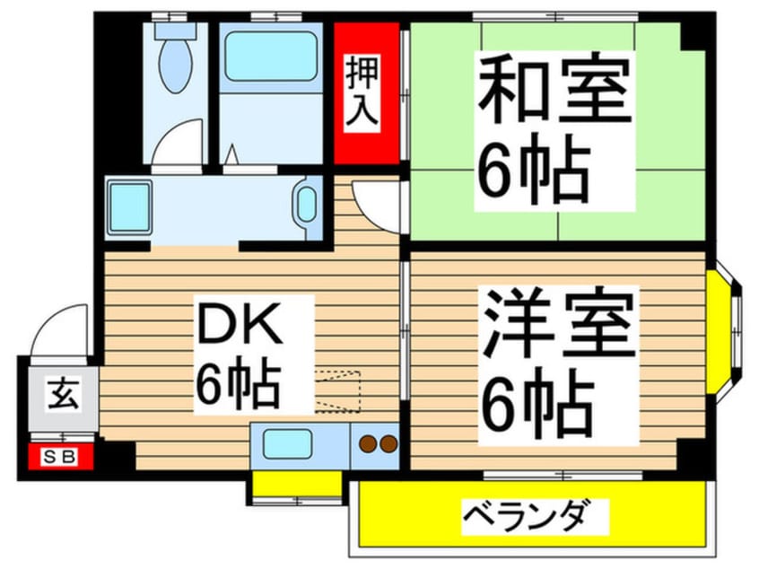 間取図 クレイドル本橋