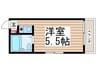 マ・ポワソン 1Rの間取り