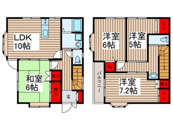 間取図 朝霞市栄町2丁目一戸建て