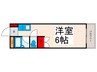 熊の前ビル 1Rの間取り