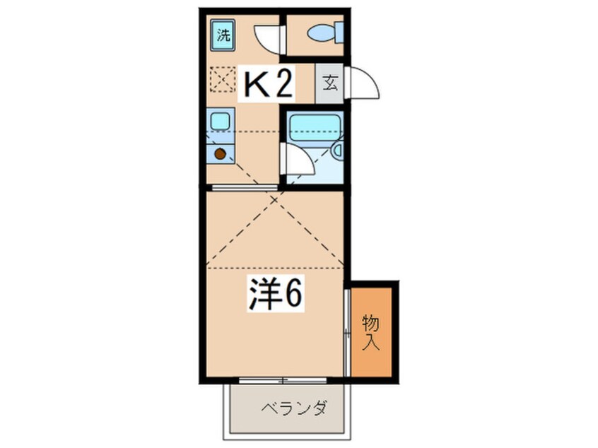 間取図 グレ－スハイツ２