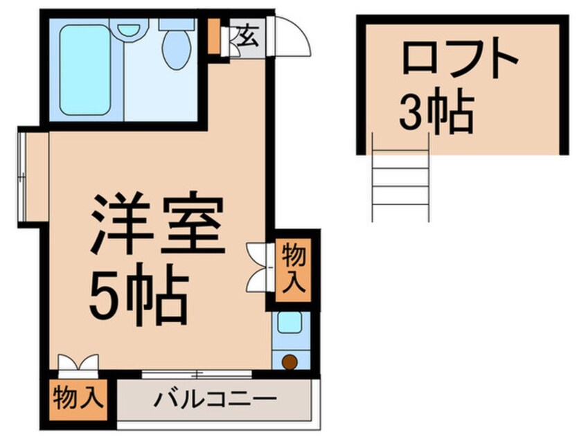 間取図 ナカフジハイム野方