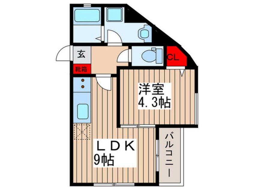 間取図 Ｉｂｒｉｏ島町