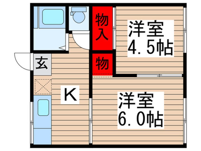 間取図 谷口コーポ