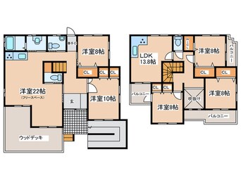 間取図 寒川一之宮貸家