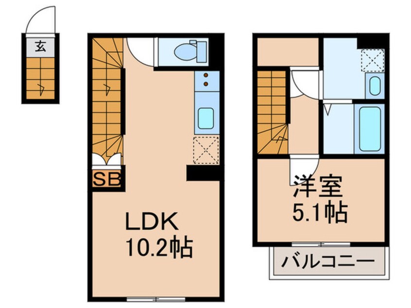 間取図 カインドネス金町