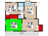 フラット新柏Ａ 3DKの間取り