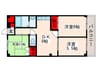 マツモトマンション 3DKの間取り