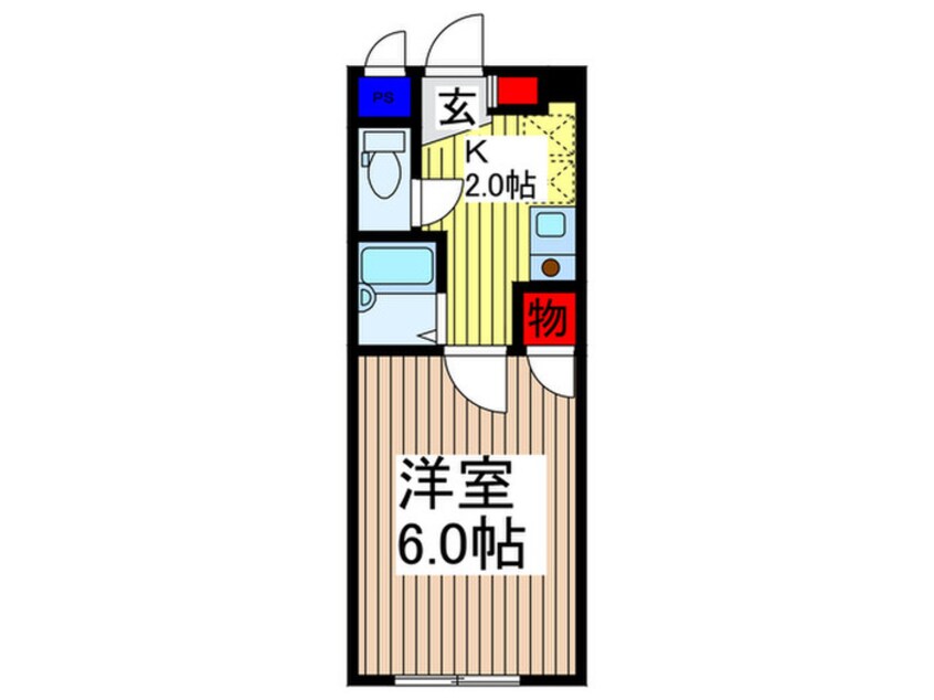 間取図 ア－クヒルズ蕨南町