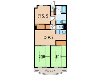 間取図 ビレッジハウス芝浦