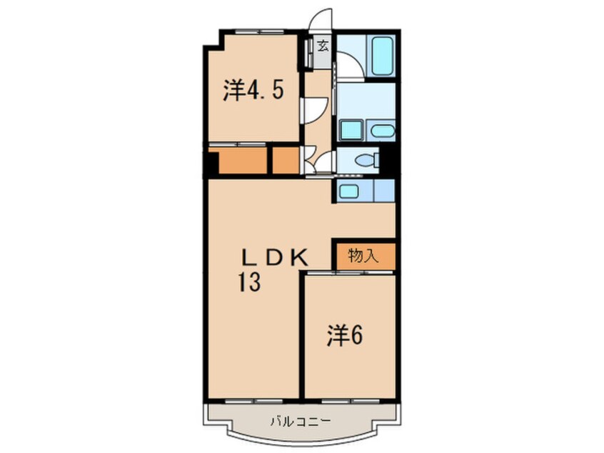 間取図 ビレッジハウス芝浦