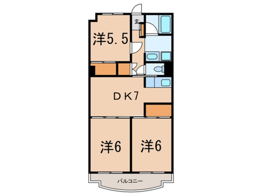 間取図 ビレッジハウス芝浦