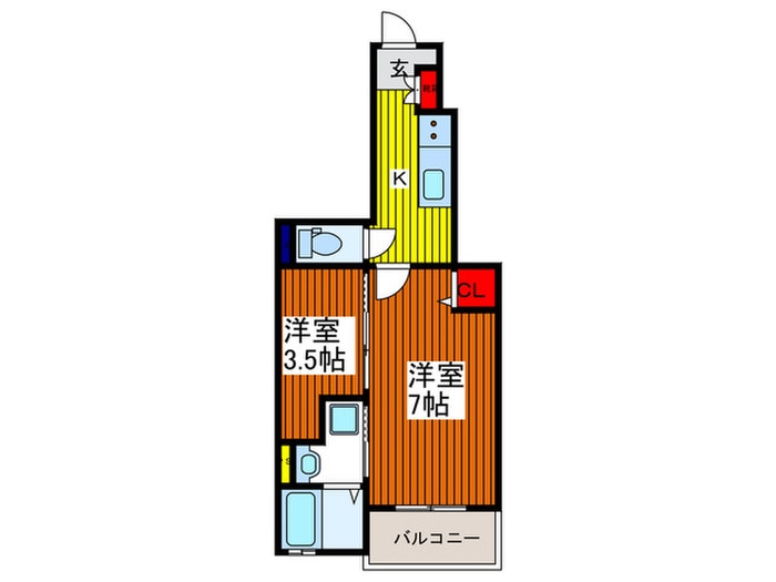 間取り図 ﾗ・ﾌﾟﾙﾒﾘｱ