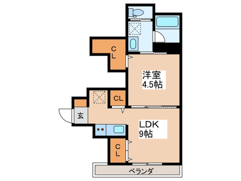 間取図 Septeni四つ木