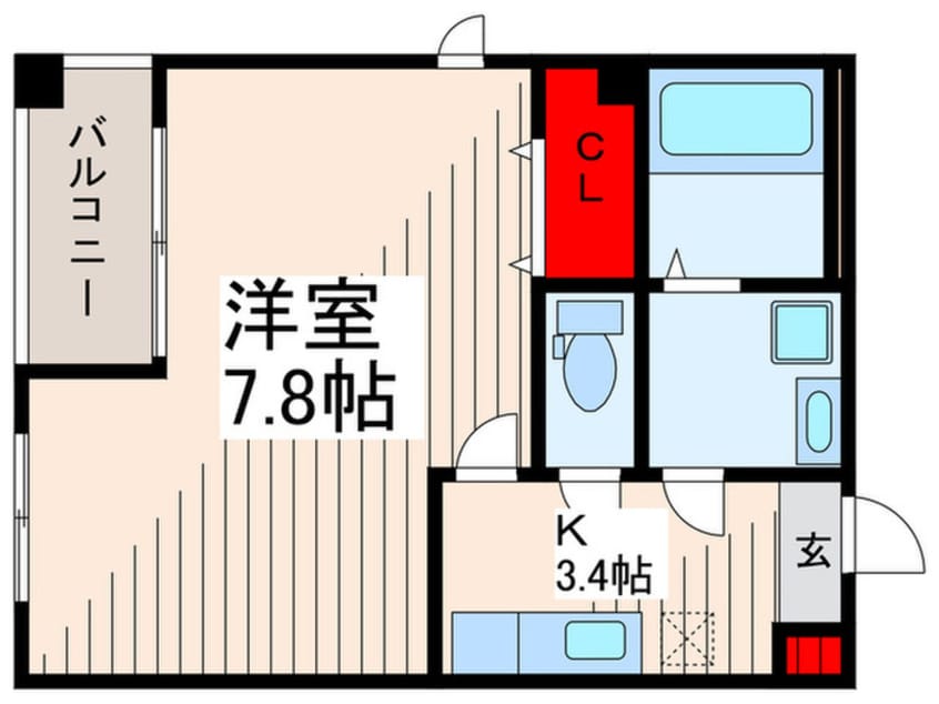 間取図 プロムナドゥ瑞江