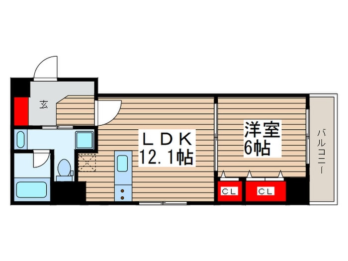 間取り図 シエル　ブルー