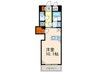 シエル　ブルー 1Rの間取り