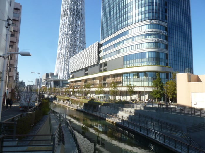 ソラマチ(ショッピングセンター/アウトレットモール)まで448m シエル　ブルー