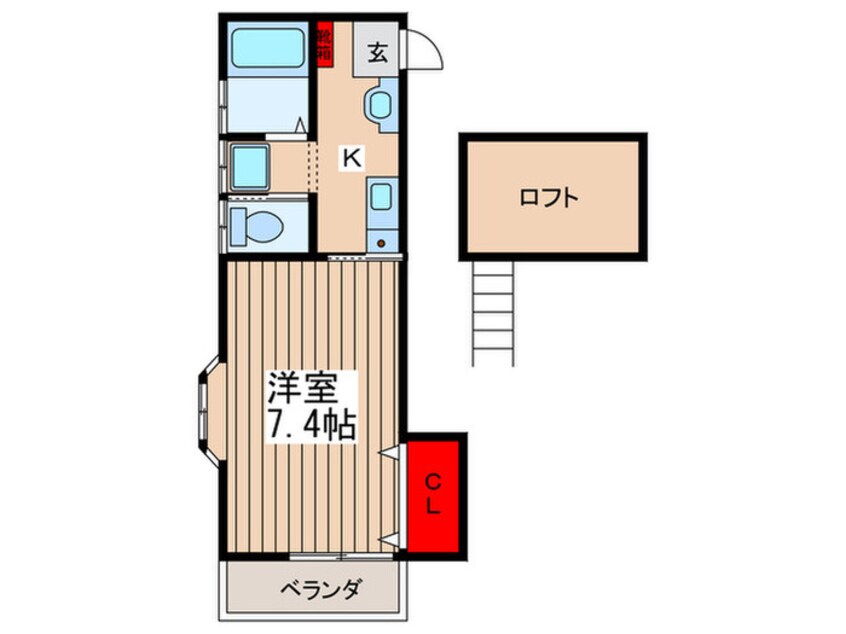 間取図 Kアイランド