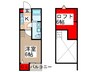 ルーチェ 1Kの間取り