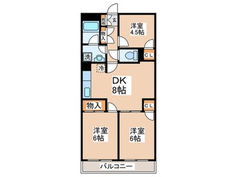 間取図 リーゼンハイム