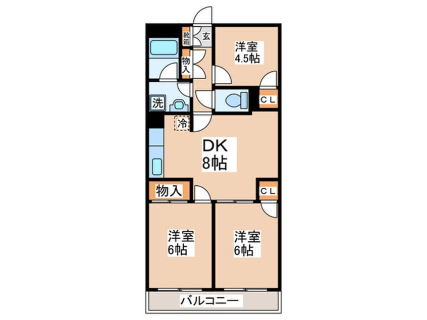 間取図 リーゼンハイム