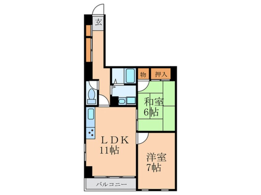 間取図 ヒルコートエミネンス