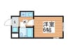 ｻﾝﾗｲｽﾞFMﾌｧｰｽﾄﾏﾝｼｮﾝ 1Kの間取り