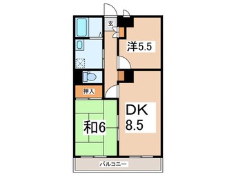 間取図 山洋ハイツ