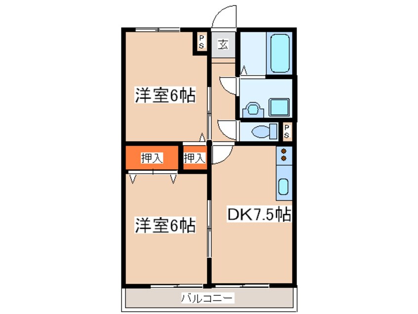 間取図 ウイングパレス